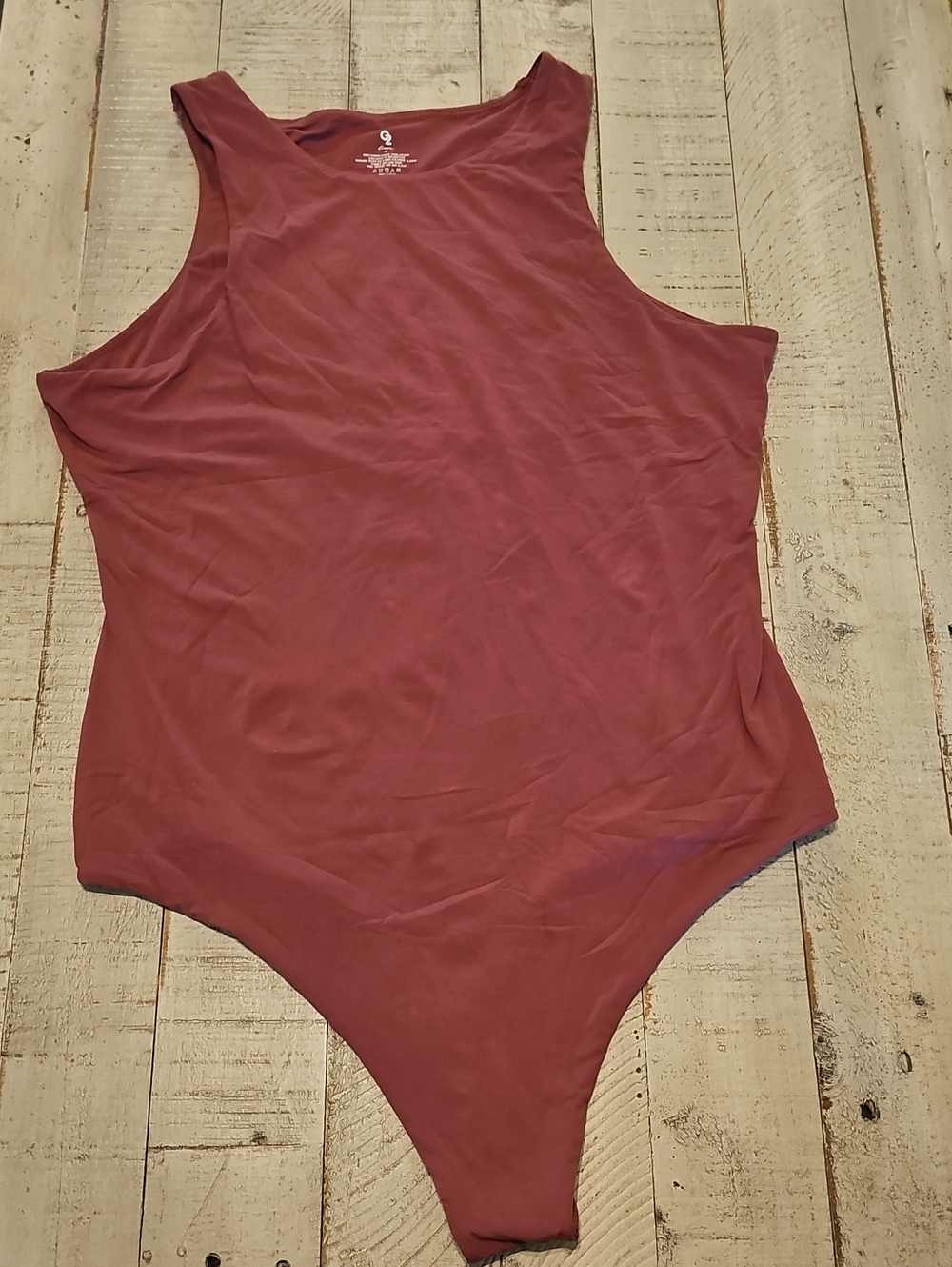 High Neck Sleeveless Bodysuit - Dusty Rose XL 🌸 NEW 🌸